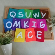 flash felt flash card ABC / abc
