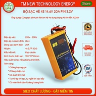 Bộ sạc 4s 14.6v-20A chống chập chống ngược cực dùng cho bình pin lithium hệ 4s (pin LFP 3.2v)
