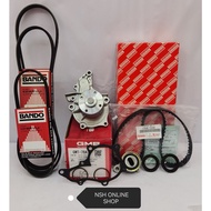 Timing Combo Kit Set+Fan Belt+Water Pump for Toyota Corolla AE92 16V 1.6 1988-1992 Year (1SET) '94ZA