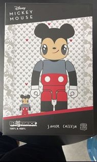 Bearbrick javier calleja Mickey Mouse 400%+100%