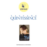 TAEYANG - QUINTESSENCE EZL TRANSPORT CARD TAE YANG BIGBANG
