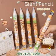 LUCKYSTOREGOODS Giant Pencil, Capibara/Puppy 33.5cm Giant Wooden Pencil, Creative With Eraser Big Pe