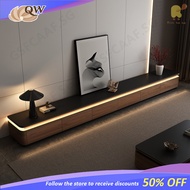Qw56tyutye3.Sg Solid Wood TV Console Cabinet Rock Board TV Console With Ambient Light TV Cabinet Lon