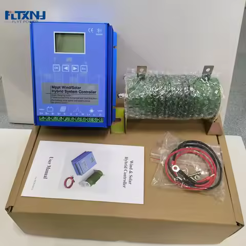 Hybrid Controller 5KW 10KW 12V 24V 48V Wind Solar Power MPPT Regulator for Wind Turbine Generator Ch