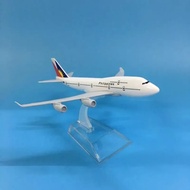1/400 Scale Philippine Airlines B747 Alloy Airplane 16cm Boeing 747 Airplane Model Toys Decoration C