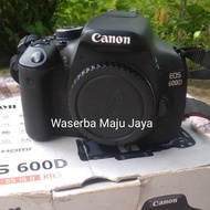 Kamera Canon EOS 600D (Body Only) Bekas