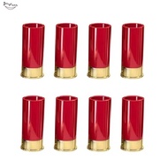 8PCS 12 Gauge Shot Glasses Tequila Shot Glass Suitable for Bar Home