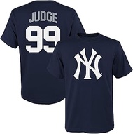 Aaron Judge New York Yankees MLB Toddler 2-4 Navy Official Player Name & Number Jersey T-Shirt