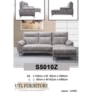 UTL FURNITURE SOFA 5010 [3SEATER L SHAPE][CAN CHOOSE CASA LEATHER OR WATER RESISTANCE FABRIC][DELIVERY IN WEST MALAYSIA]