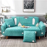 CXBDG Elastic Stretch Sofa Cover SlipcoversAll-inclusive Couch Case for Different Shape Sofa Loveseat Chair L-Style need 2 Sofa Case (Color : T, Size : 4 seat fit 235 300CM)