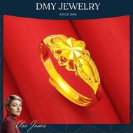 DMY Jewelry Rantai Leher Emas 916/Rantai Leher Viral/Feather Pendant/Necklace for Women Gold Plated 