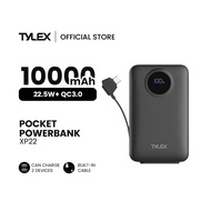 TYLEX XP22 10000mAh Wireless Powerbank 22.5W Fast Charging QC3.0 15W Wireless Charging
