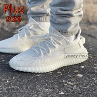 Kasut larian uniseks premium YZY "Pure Oat" HQ6316 saiz besar UK12 12.5 Sneaker