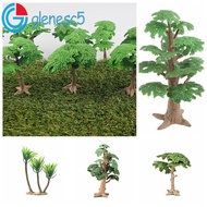 GLENES Simulation Cypress, Plastic Pine Trees Coconut Tree, Ecological Plants Mini Cypress Vivid Lan