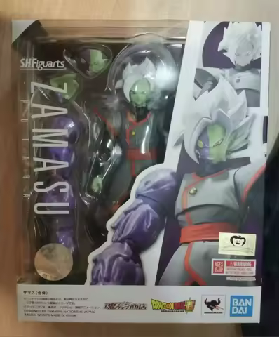 100% Original Bandai Dragon Ball Sh Figuarts Shf Potara Zamasu Action Figures Anime Model Toys Figur