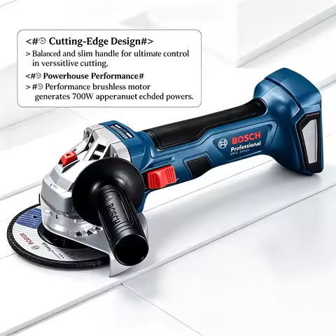 BOSCH GWS 18V-8 Cordless Angle Grinder 18V Professional Brushless 100MM Slide Switch Cutting Grindin