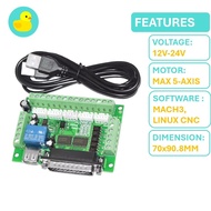 MACH3 CNC 5 Axis Stepper Motor Driver Interface Adapter Board Module