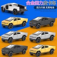 Toy Tesla Off-Road Vehicle Children Simulation Alloy Sports Car Model Pull Back Car Boy Toy Car