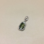 捷克隕石切面純銀吊墜 - 蘊藏極大能量 有助開心 發財及辟邪