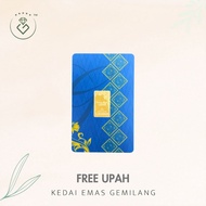 [Kedai Emas Gemilang] 8001248 {GB5} Public Gold 5G (B072172) Gold Bar (2.4Cm) (5G) [999 Gold]