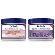 USA🇺🇸 Dr.Teal's  Epsom Salt Body Scrub 2 Types 454g, Brightening, Bath, Himalayan Epsom Salt, Lavender Epsom Salt, Body Peel