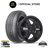 [Package Set] New Sport Rim RAYS VOLK RACING TE37 16x7 4x100 4x114.3 ET35 ET38 with New FARROAD Tyre