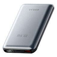 Sạc dự phòng Kuulaa 10000mAh Power Bank Built in Two Cable USB-C + Lightning 22.5W Fast Charging Pow