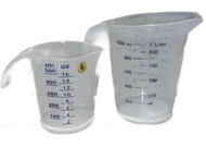 ( 1pcs) Gelas Ukur OWL PLAST Teko Ukur 500ml 1000ml Gelas Takar Plastik