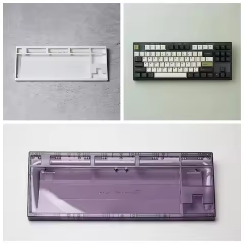 Transition Lite Mechanical Keyboard Kit Custom PC Keyboard Kit Accessories 87 Layout Wird Transparen
