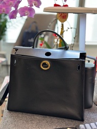 Hermès herbag 防水布 黑金