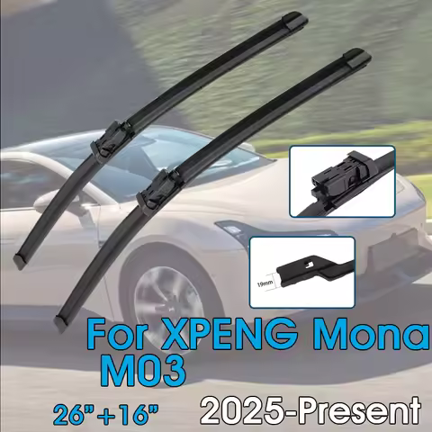 Car Wiper Blades 26"+16" For XPENG Mona M03 2025-Present Windshield Windscreen Front Window Blades C