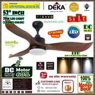 Recavo Ceiling Fan AURORA LED Remote Control Ceiling Fan With LED Light (20W LED) Deka DC Fan 52 inches 6 Speed