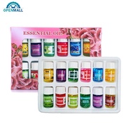 OPENMALL 12Pcs 3ml Car Natural Plant Essential Oils Aroma Diffuser Air Humidifier Water-soluble Air 