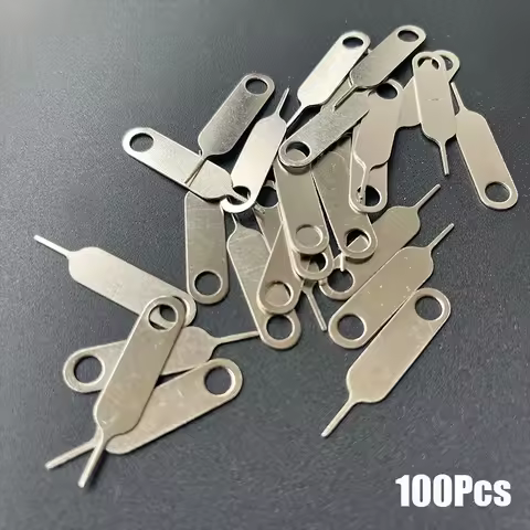 100 X Universal Sim Eject Mobile Phone Tablet Pin Sim Card Tray Ejector Card Needle Removal Pin for