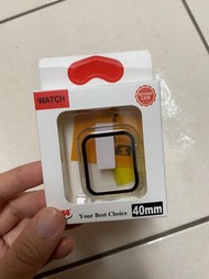 一體式錶殼 手錶保護殼 七彩色 適用於 Apple Watch 5 6 7 SE 40mm