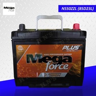 Mega Force Plus 1SMF NS50ZL 85D23L (85AH) Premium Maintenance Free Automotive Battery with 24 Months
