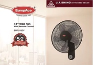 Europace Wall Fan 16 inch With Remote (EWF 6162V)