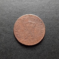 Koin Nederlandsch Indie 1 Cent 1914 | Uang Logam Kuno Tembaga TP850
