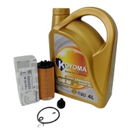 A624# BMWMINI B38B47 B48 , F39,40,44,454648 F55,56,57 F60OIL FILTER11428593186 + KOYOMA 5W40 FULLY S