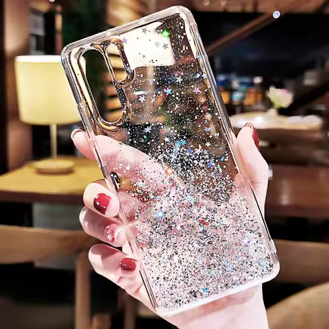 Luxury Glitter Case For Huawei P30 P20 P40 Pro Plus Mate 20 Pro Lite Nova 5T P Smart 2019 2021 TPU T
