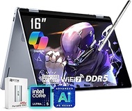 Dell 16 Plus 2-in-1 Laptop, 16" 1920 x 1200 Touchscreen, Core Ultra 5 226V(>i7-1355U), AI Ready, Cop