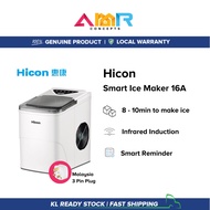 Hicon Ice Maker Machine 16AL 26YB Mini Fast Electric Automatic Ice Cube Maker Machine Ais Batu Mesin