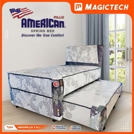 AMERICAN PILLO INDOPILLO 2IN1 SPRINGBED / BED SORONG / DORONG 120X200