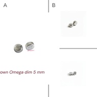 Crown Omega Aftermarket Crown Knob Omega Aftermarket Watch Spare Part