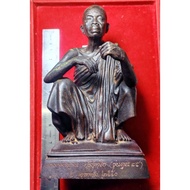 LP Kun 86 Years Old Golden Body Bucha Luang phor koon Ayu 86 pi Wat banrai Buddhist Calendar B.E 255