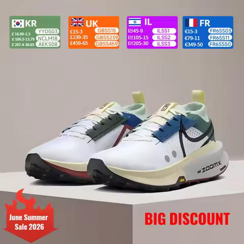 Nike Zegama Trail 2 Women's Casual Shoes Stylish and Comfortable Running Shoes Slip-Resistant and Du