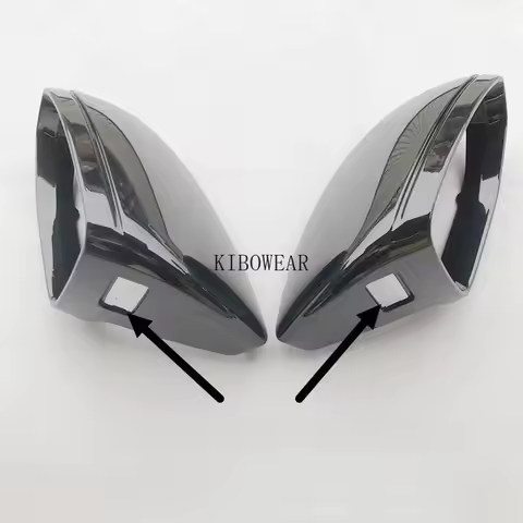 1PC Shiny Black Side Mirror Cover caps for Audi A8 D5 2018 2019 2020 2025 A6 C8 A7 4K 4KD857527 4KD8