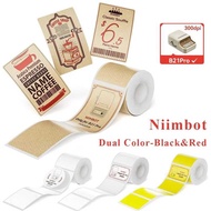 Niimbot Red&Black Dl Color Thermal Label for B21 Pro Printer 300dpi Photo Paper With Adhesive Backin