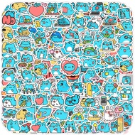 110Pcs/Set ☆ Bugcat Capoo Q-2 Mini Diary Manual Stickers ☆ DIY Fashion Scrapbooks Album Decor Decals