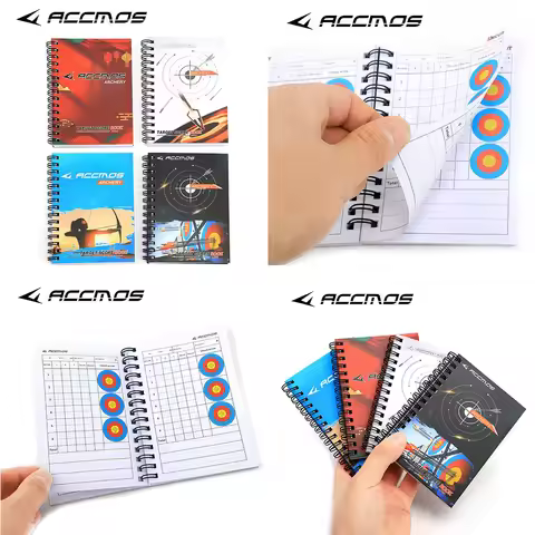 ACCMOS Jotter Archery Scoring Book Target Score Notebook Daily Shooting Points Race Score Pocketbook
